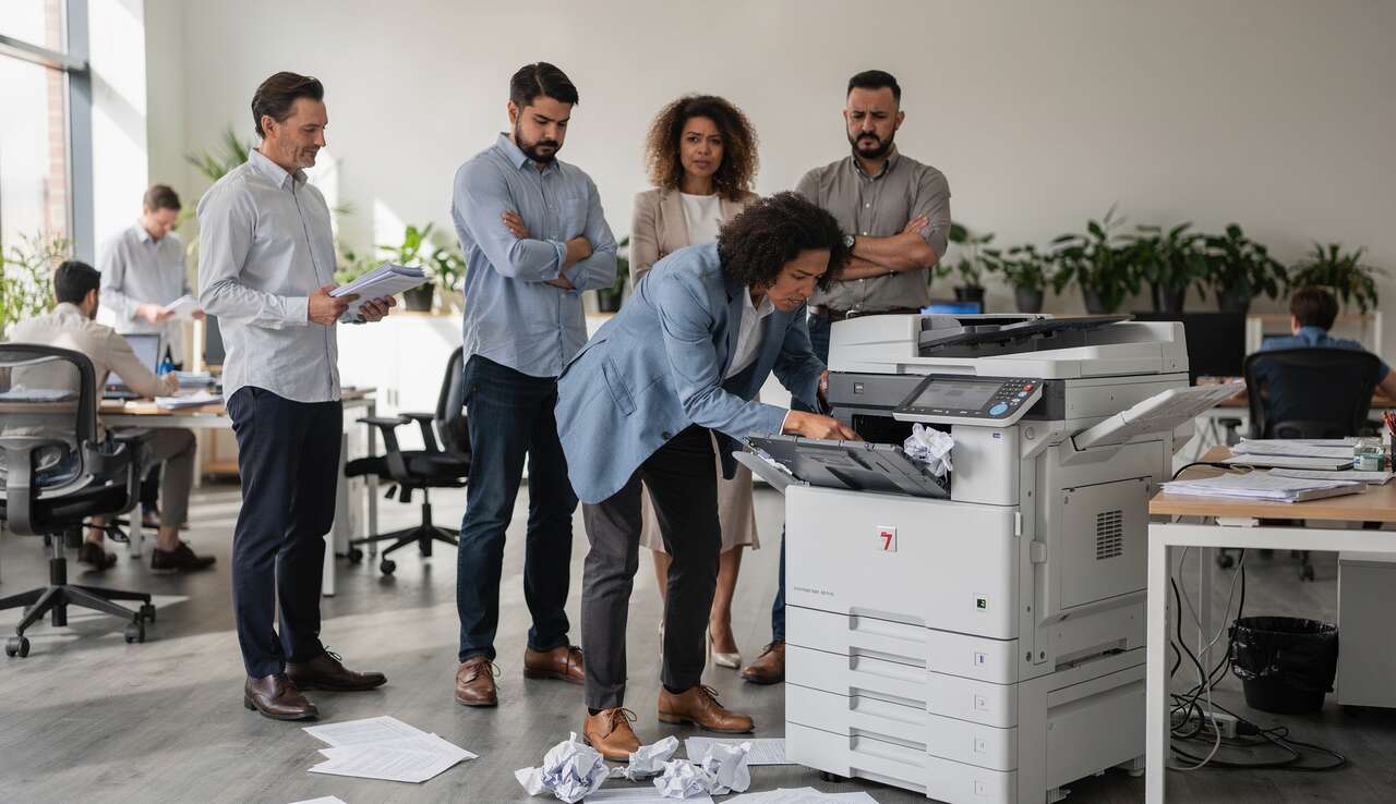 Que faire quand le photocopieur tombe en panne ?