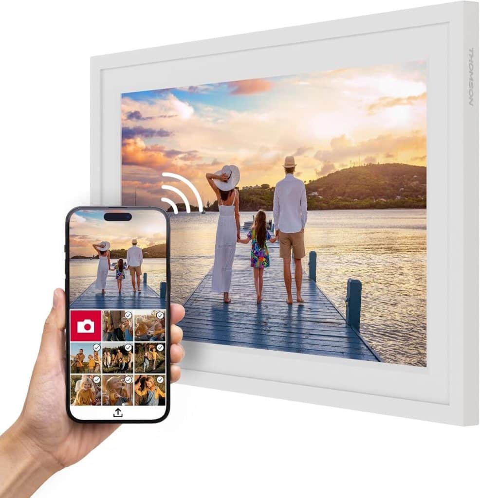 Test du cadre photo numérique 10 pouces Thomson HD WiFi