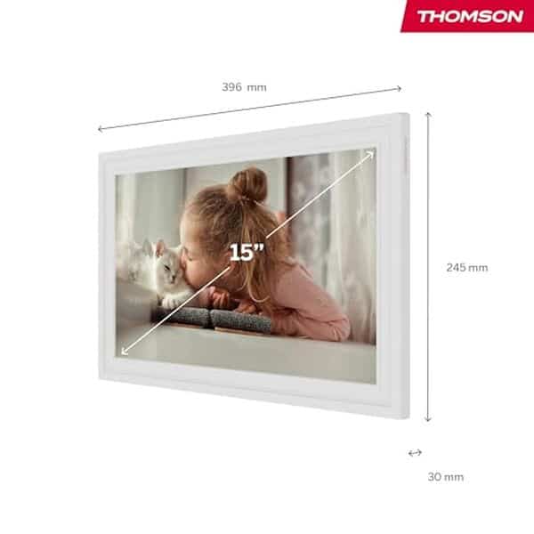 Découvrez notre test complet du cadre photo numérique Thomson 15 pouces : un écran tactile Full HD avec WiFi pour un diaporama connecté et élégant.