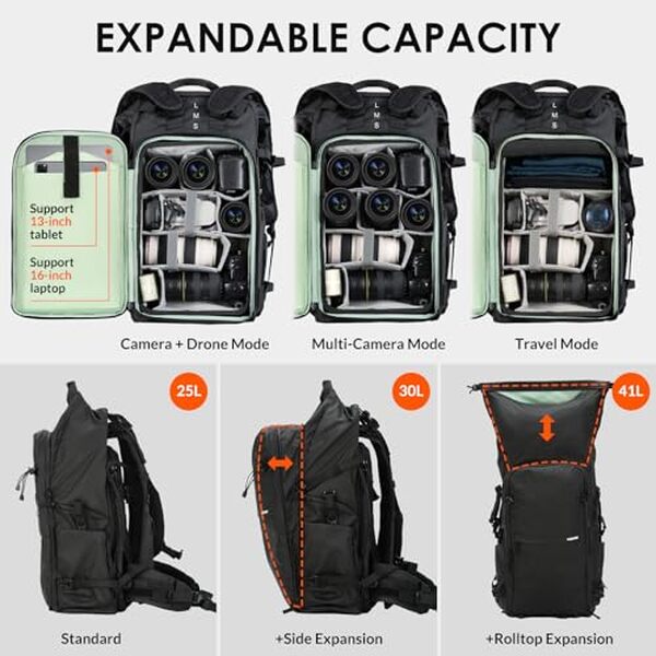 Découvrez le sac Tarion XProber 35L : un choix parfait pour protéger votre matériel photo avec polyvalence et durabilité, adapté à toutes vos aventures photographiques.