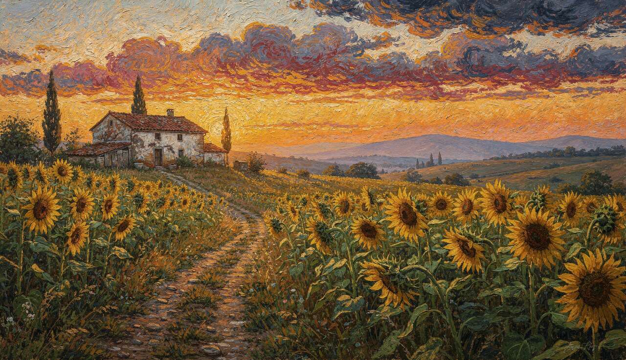 Composer ses photos comme Van Gogh