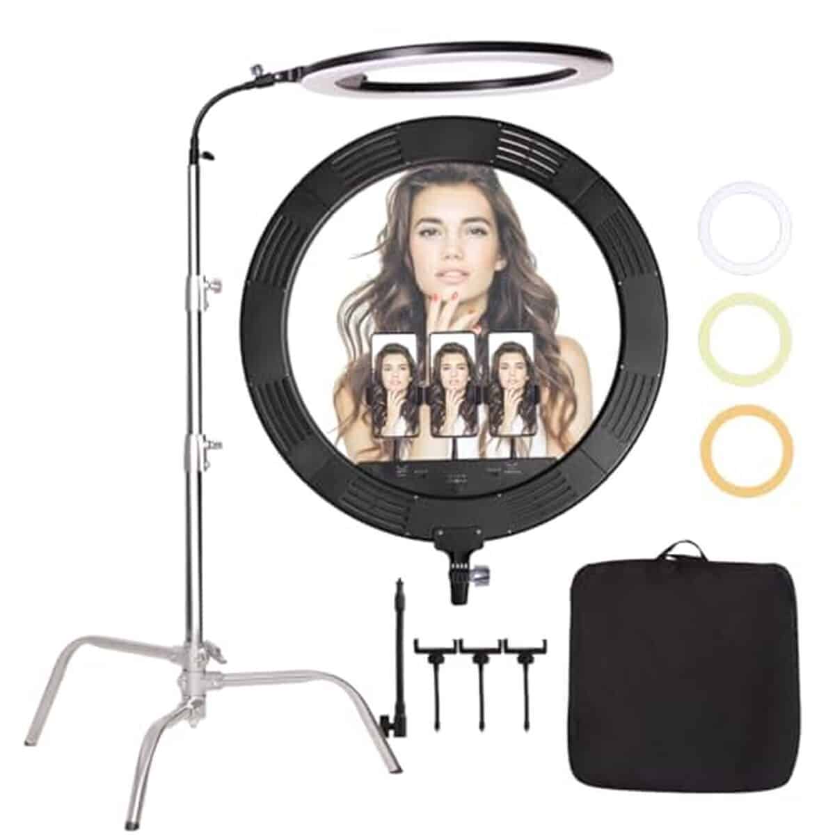 Test de la grande lumière LED GSKAIWEN 25 pouces 75 W