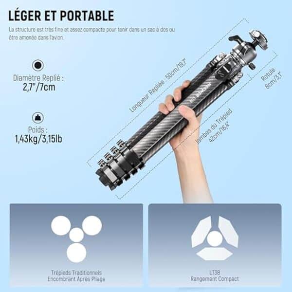 Découvrez notre test complet du Neewer LiteTrip LT38 : un trépied alliant légèreté et robustesse, parfait pour les aventuriers en quête de matériel fiable en voyage.