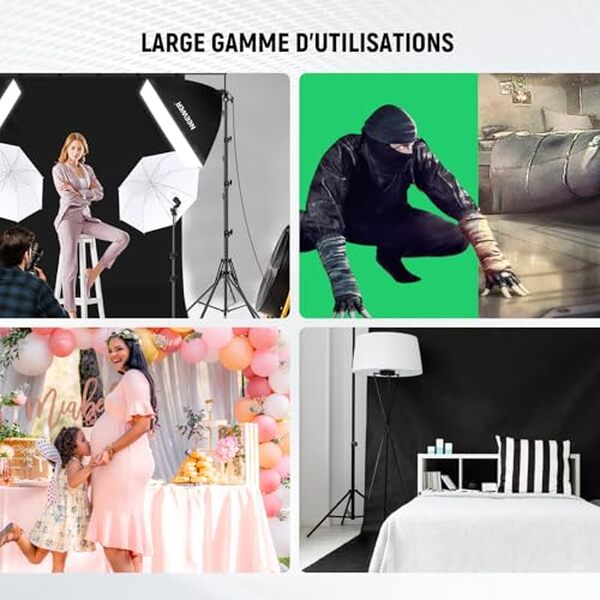 Découvrez notre analyse complète du kit studio photo Neewer pour un éclairage continu efficace : une solution optimale pour réussir vos portraits et vidéos avec un rendu professionnel.