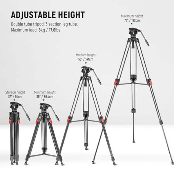 Découvrez notre test du trépied fluide Neewer 192 cm : une analyse détaillée de sa robustesse et de sa performance pour des prises de vue impeccables.