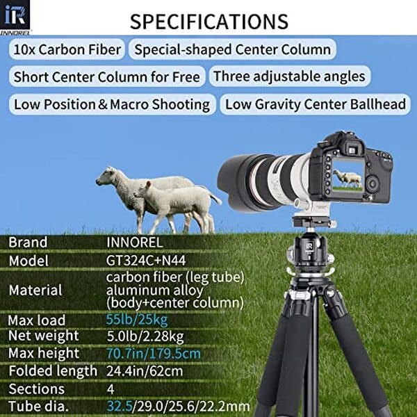 Découvrez notre analyse complète du trépied en fibre de carbone Innorel GT324C. Évaluation de la performance, caractéristiques et rapport qualité-prix pour les photographes exigeants.