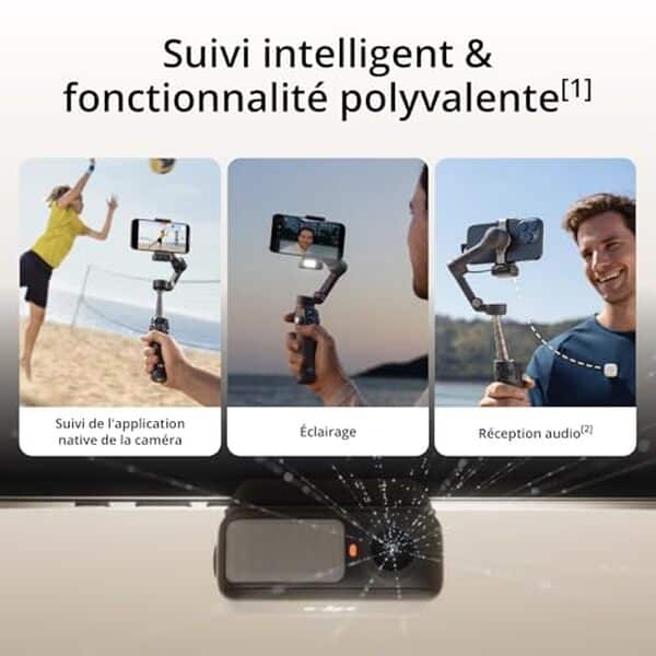 Explorez les performances du DJI Osmo Mobile 7P : stabilisation supérieure pour capturer des vidéos fluides et professionnelles avec votre smartphone.
