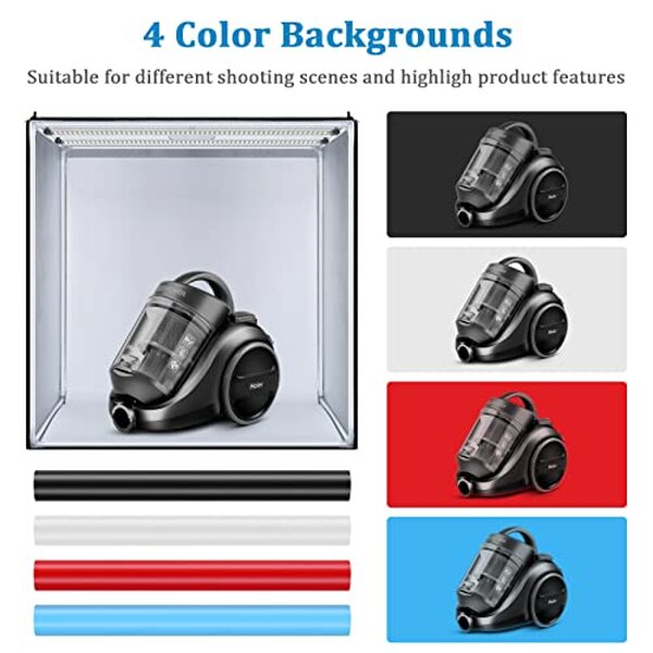 Découvrez notre analyse détaillée de la tente photo LED portable avec un indice de rendu des couleurs CRI95. Idéale pour des prises de vue professionnelles, elle garantit des couleurs fidèles et un éclairage uniforme.