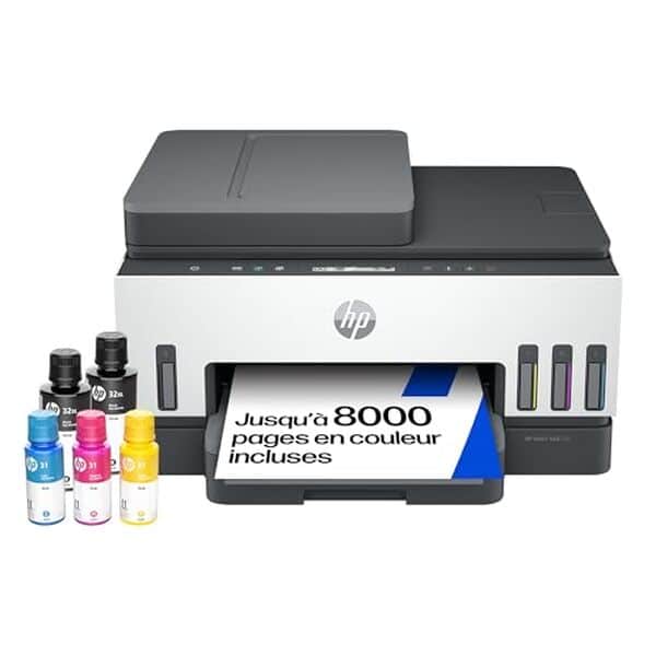 Découvrez notre test détaillé sur l'imprimante HP Smart Tank 7305. Performance, polyvalence et avis complet pour un choix éclairé.