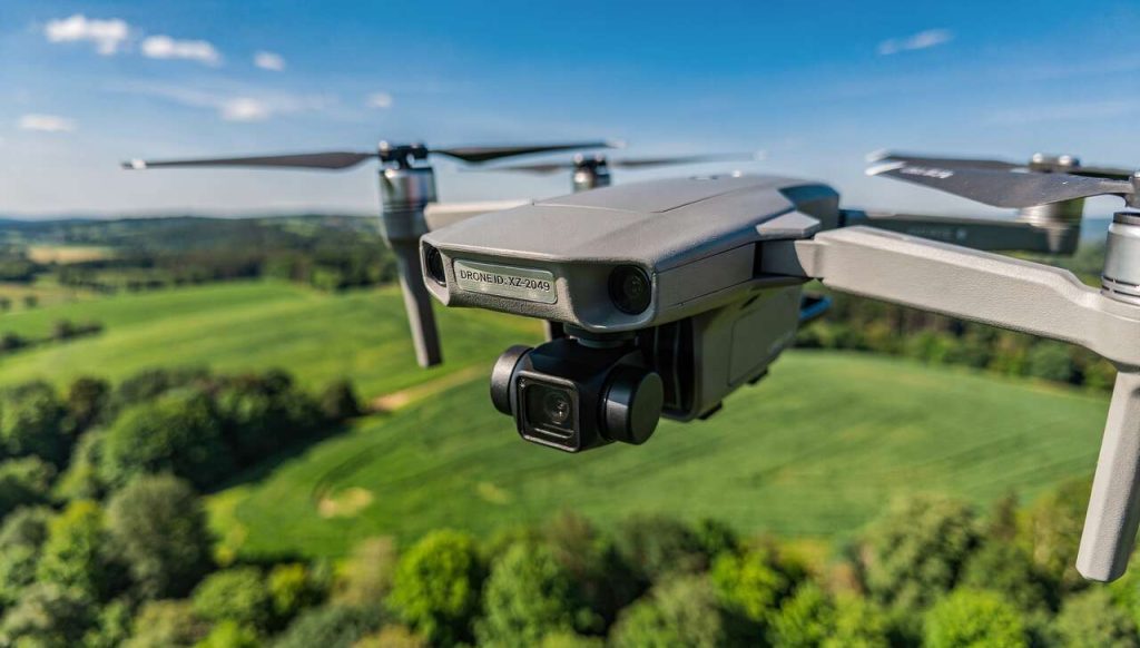 Où trouver l'identifiant de signalement électronique d'un drone ?