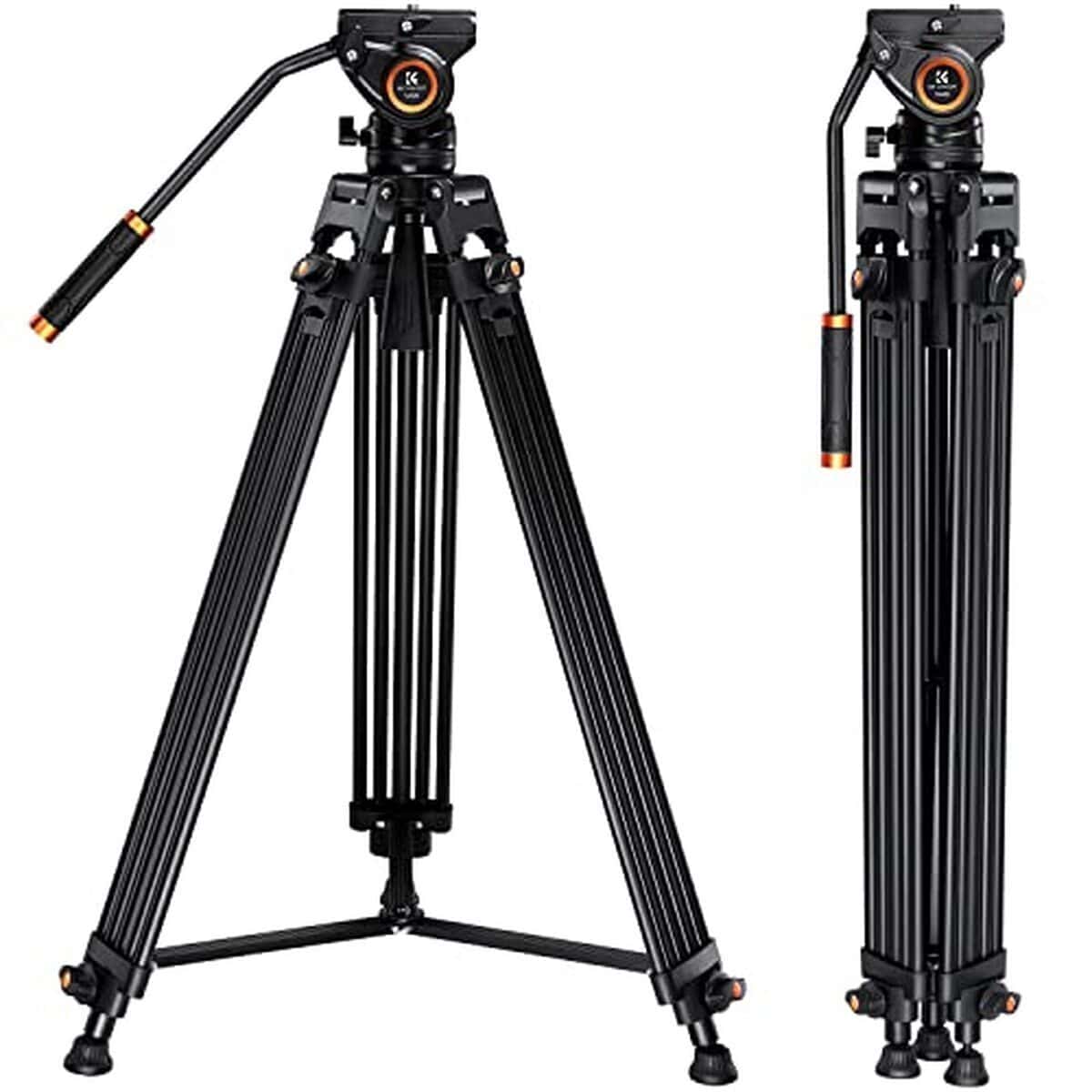 Test du trépied K&F Concept 184 cm robuste et fluide