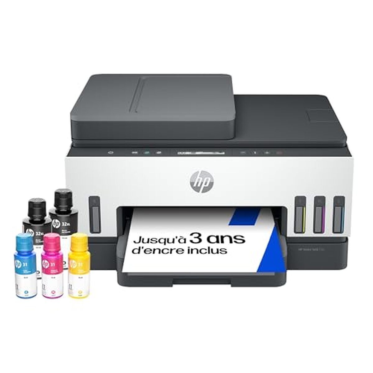 Test : imprimante HP Smart Tank 7305, performance et polyvalence