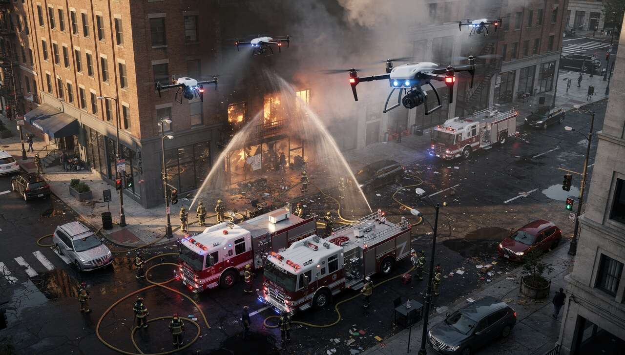 Introduction des drones dans les interventions de secours