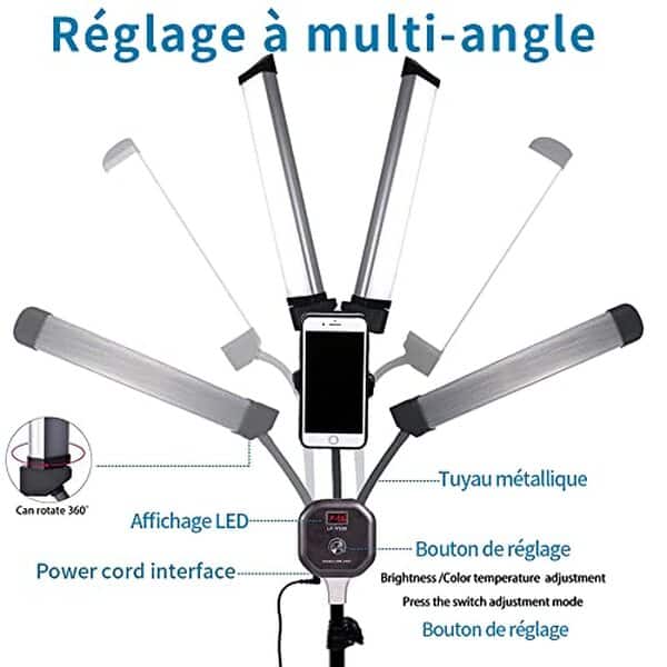 Découvrez notre test approfondi de la lampe vidéo LED dimmable GSKAIWEN 50 W : performance, luminosité et polyvalence au rendez-vous pour des vidéos professionnelles.