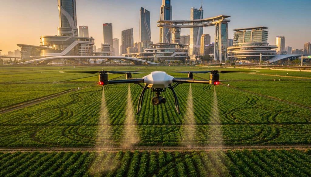 Pulvérisation par drone : avenir de l'immobilier ?