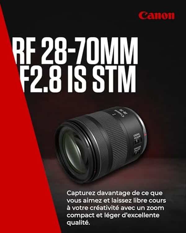 Découvrez notre analyse approfondie de l'objectif Canon RF 28-70mm F2.8 is STM, alliant polyvalence et performance pour des résultats exceptionnels en photographie
