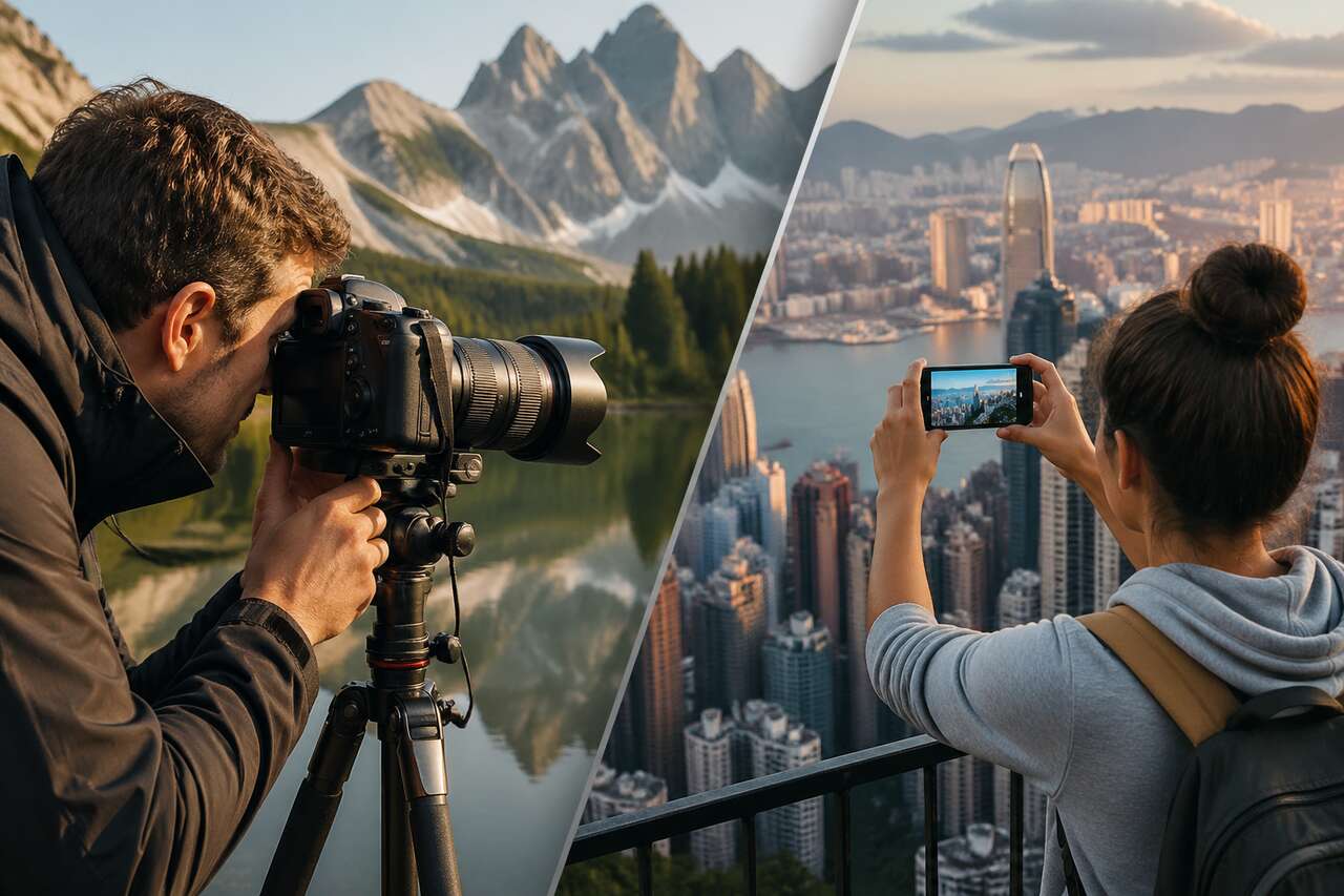 Comparaison : reflex vs smartphone pour les prises de vue