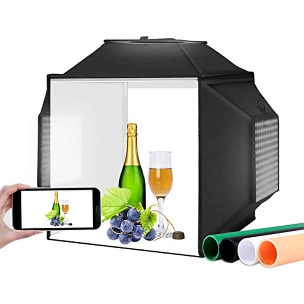 Test boîte à lumière PULUZ 40cm : kit photo pro avec 480 LED