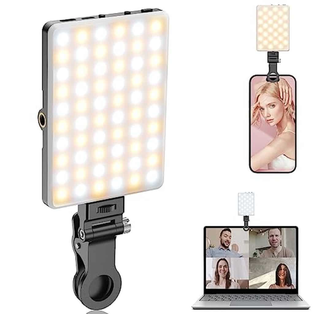 Test de la lampe à selfie TONEOF : lumière pro pour vlogging