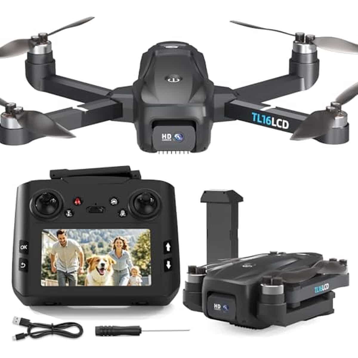 Test du drone Tolatoyus TL16LCD : caméra 4K et fonctions avancées