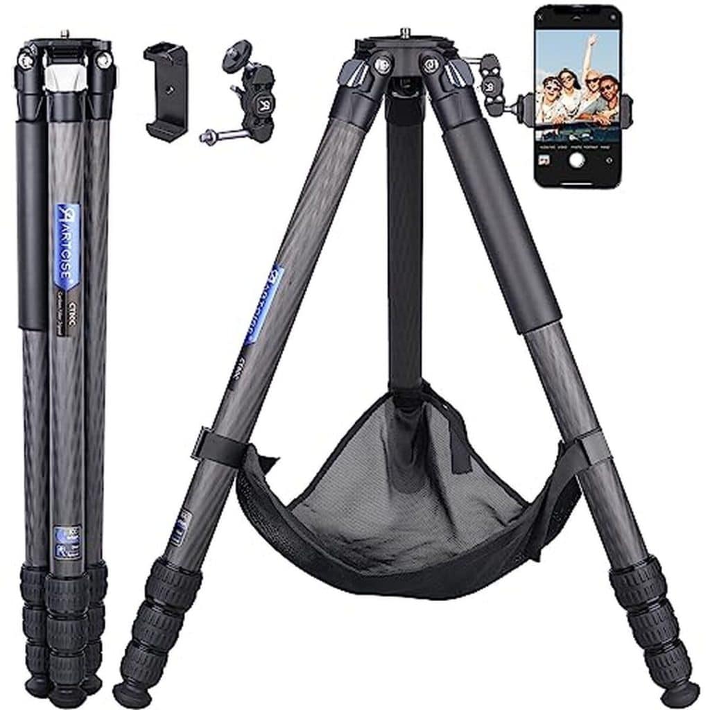 Test du trépied compact ARTCISE CT80C en fibre de carbone, robuste et léger