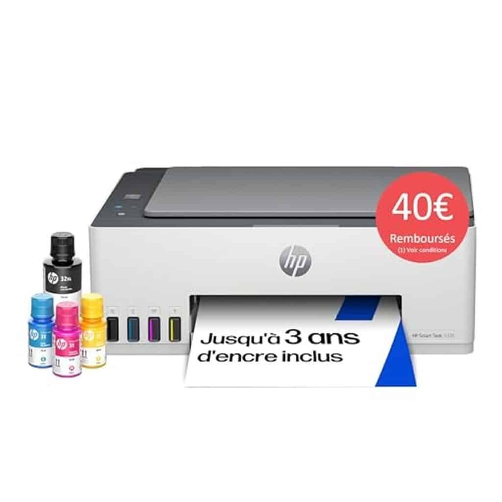 Test : imprimante HP Smart Tank 5105, multifonction et connectée