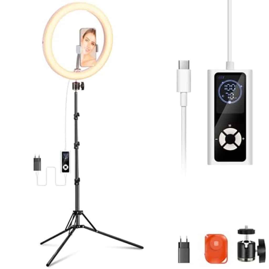 Test : neewer RH12B pro ring light LED 30W pour vidéos et selfies