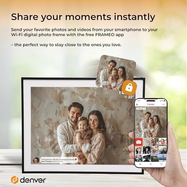 Découvrez le test complet du cadre photo numérique denver pff-2026. Profitez d'un écran tactile ips full hd de 19 pouces et partagez vos souvenirs via le wi-fi.