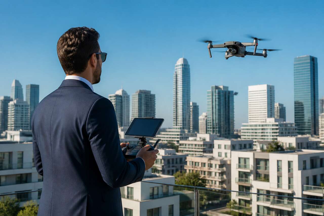 Retour d'expérience d'agents immobiliers utilisant des drones Retour d'expérience d'agents immobiliers utilisant des drones