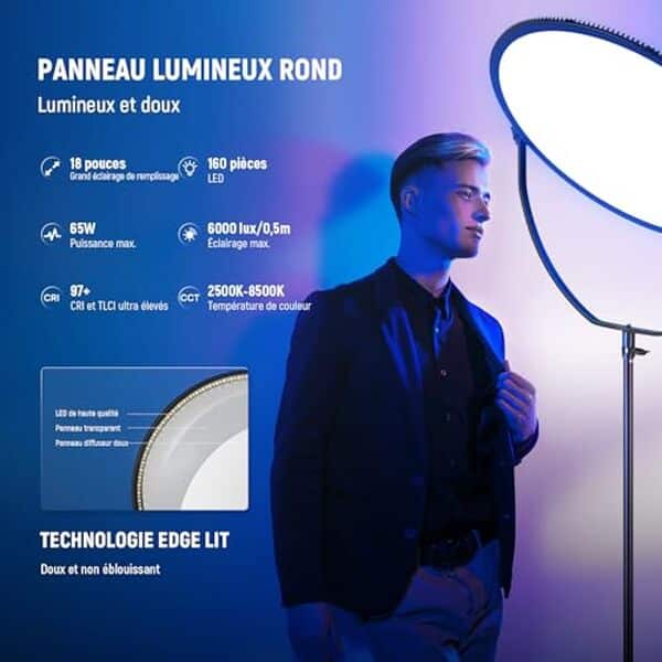 Découvrez notre test détaillé de la lampe vidéo Neewer Gr18c Rgb 65w : spécifications, performances, avantages et inconvénients pour vos productions vidéo.
