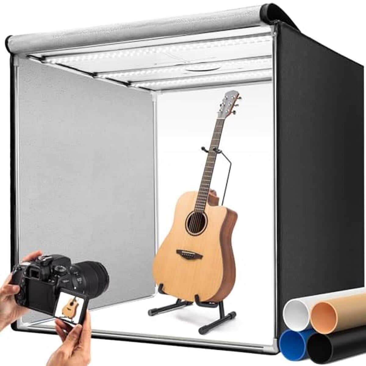 Revue : studio photo professionnel Duclus 100cm avec LED 10500LM