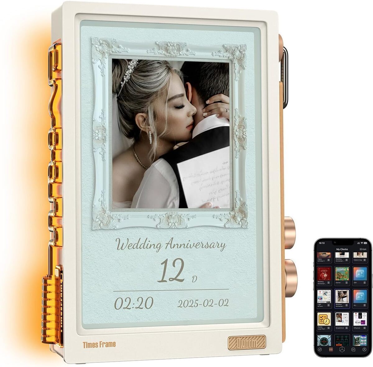 Test Divoom Times Frame : cadre Photo Numérique Wi-Fi 64 Go Et Écran Ips