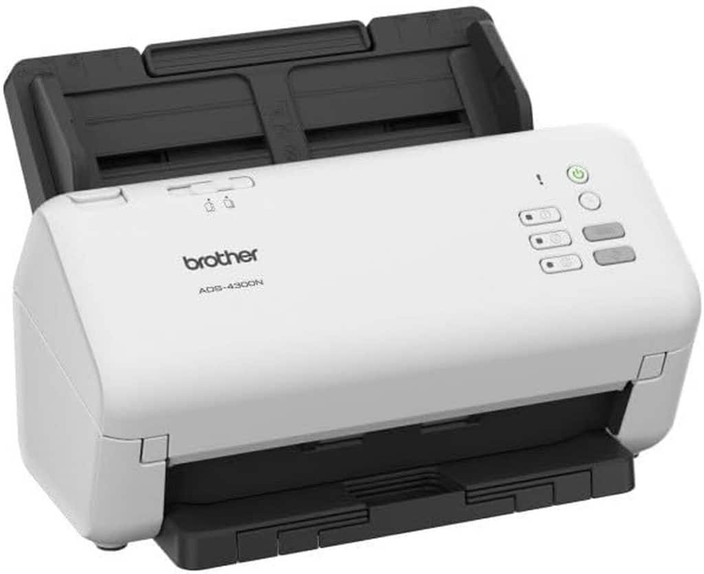 Test du scanner Brother ADS-4300N : rapidité et efficacité
