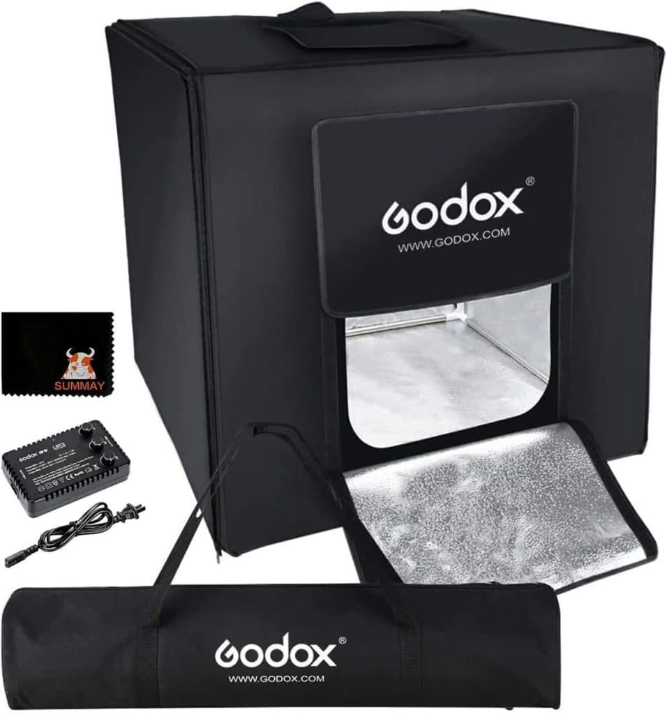 Test : godox LSD80 mini tente de studio LED 80x80 cm