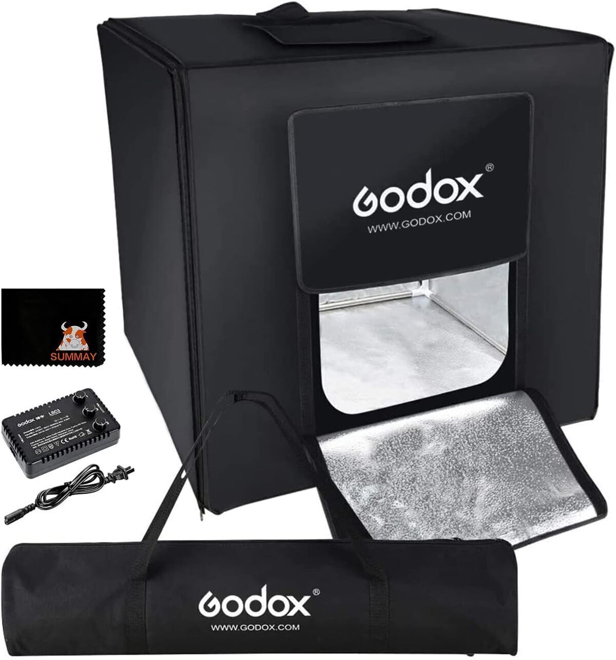 Test : godox LSD80 mini tente de studio LED 80x80 cm