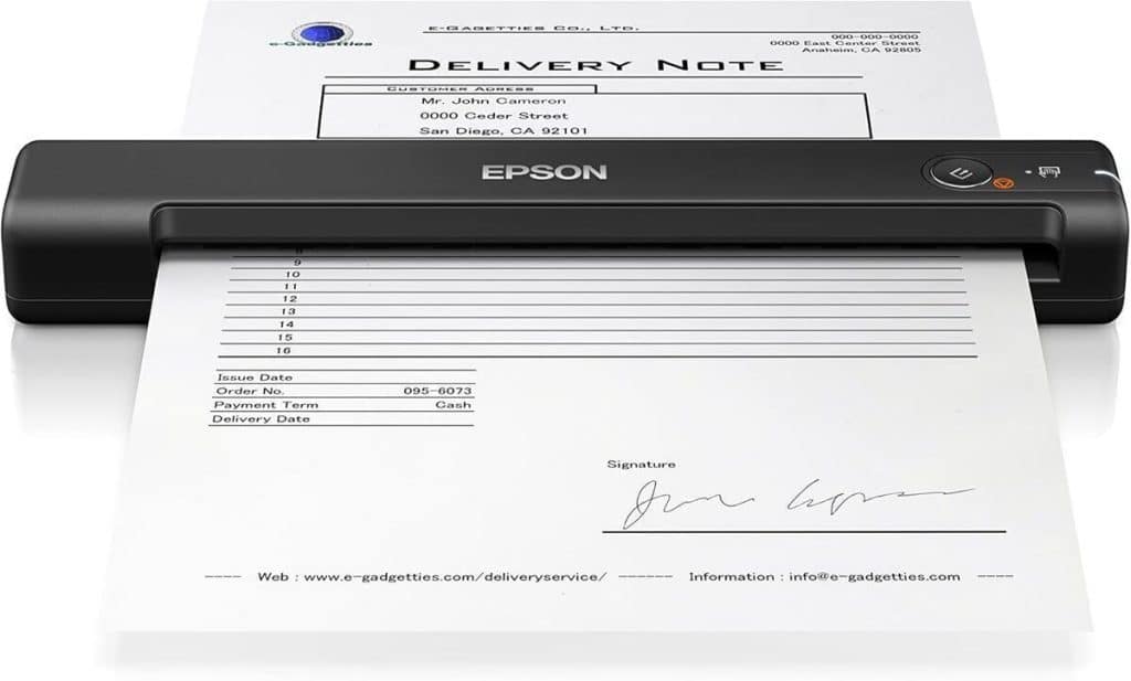 Test : scanner mobile EpsOn Workforce Es-50, performance compacte