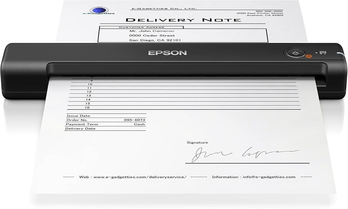 Test : scanner mobile EpsOn Workforce Es-50, performance compacte