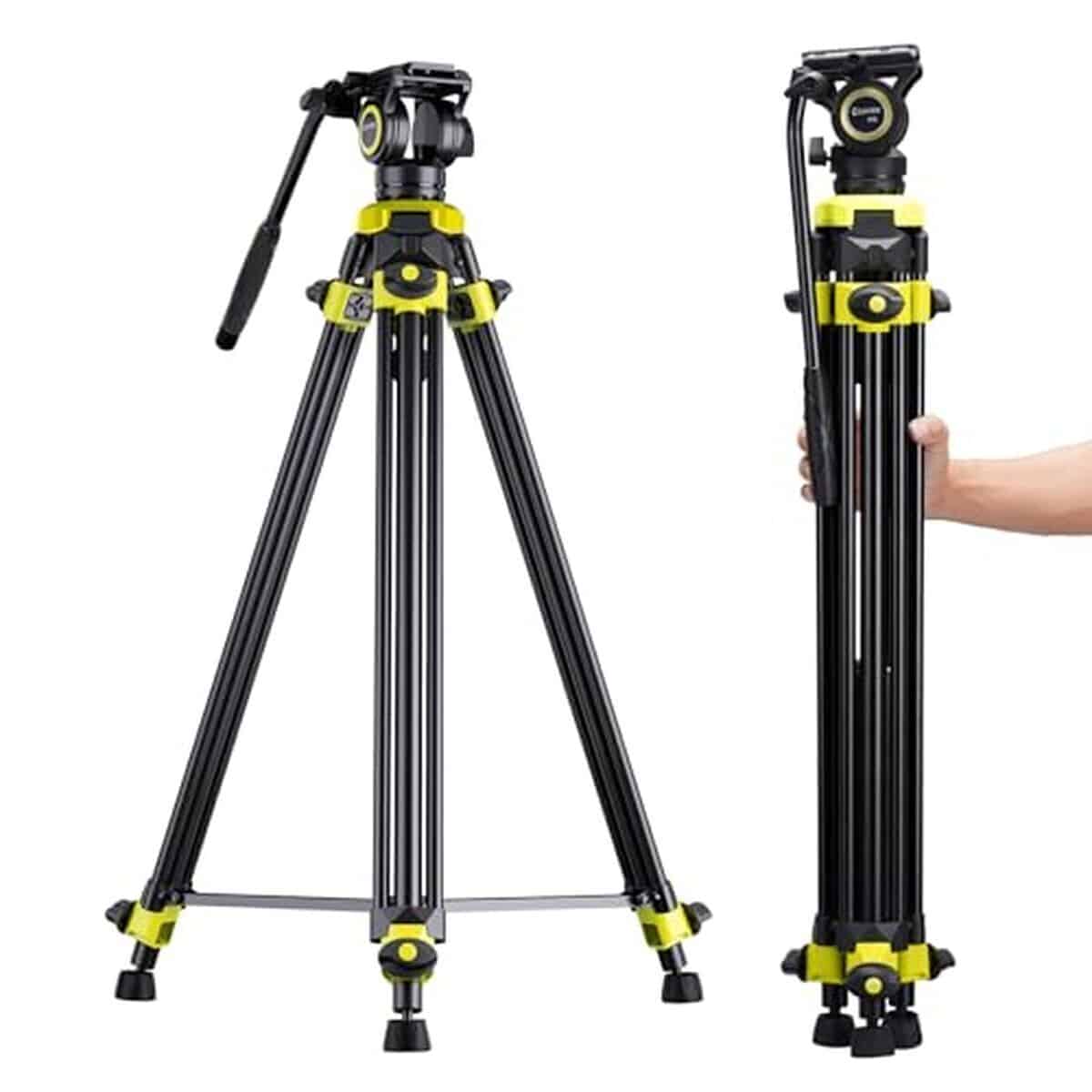 Test : trépied vidéo Cayer BV01, léger et pratique