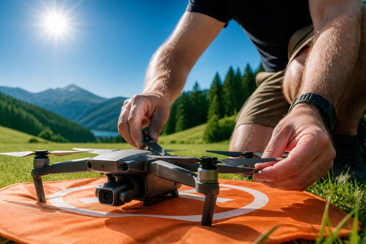 Préparer son drone avant le décollage Préparer son drone avant le décollage