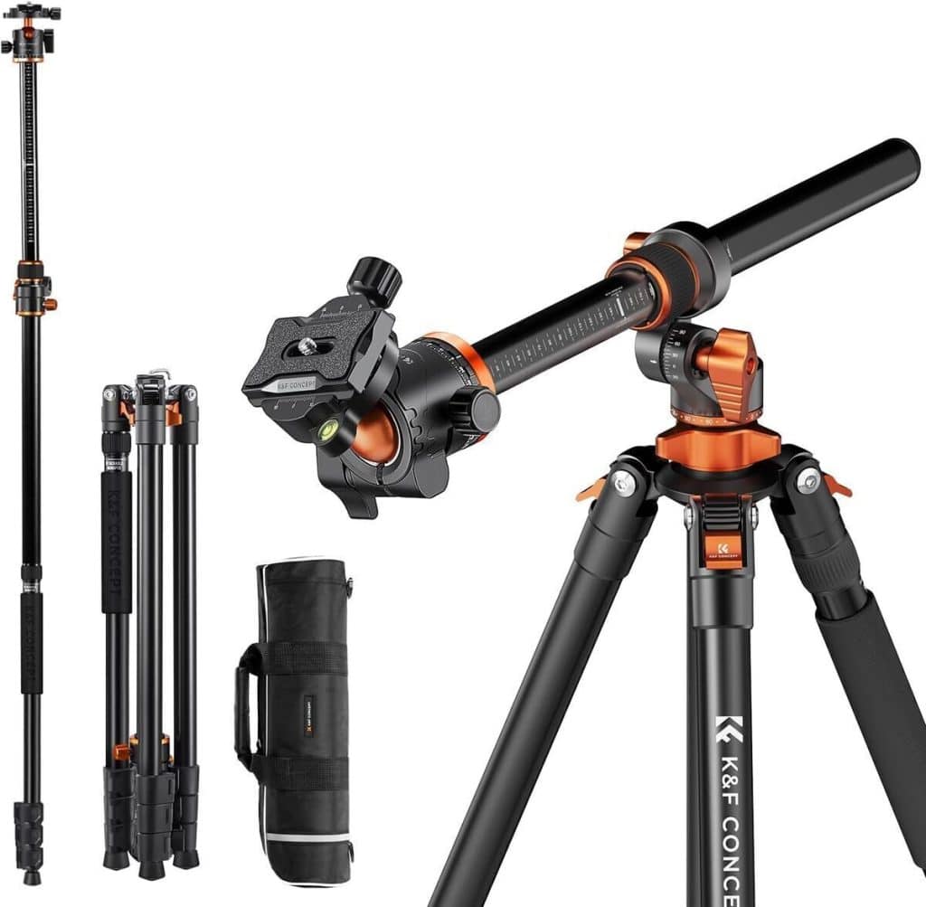Test Du Trépied Vidéo K&F Concept 230 Cm : polyvalence Et Performance Pour Votre Reflex Canon