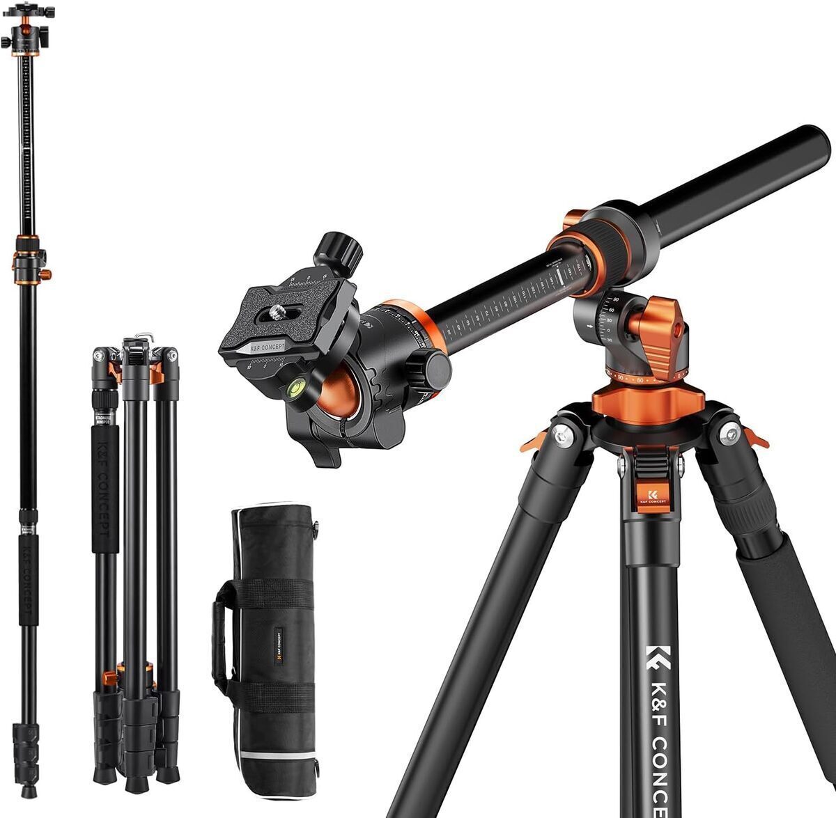 Test Du Trépied Vidéo K&F Concept 230 Cm : polyvalence Et Performance Pour Votre Reflex Canon