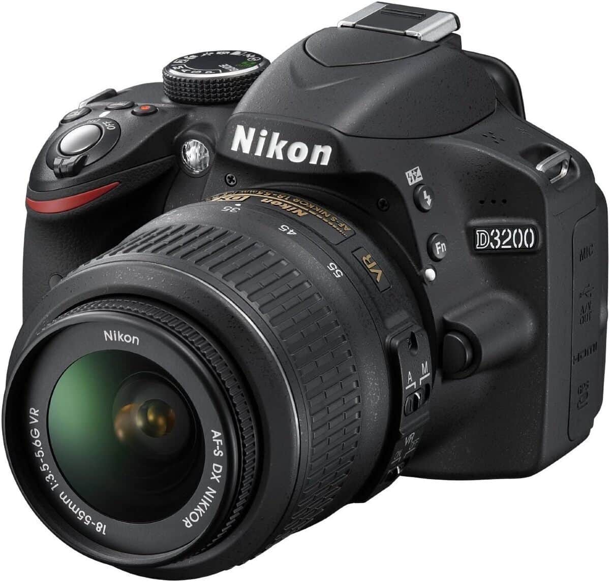 Test : nikon D3200, l'appareil photo reflex 24.2 MP en kit 18-55 mm