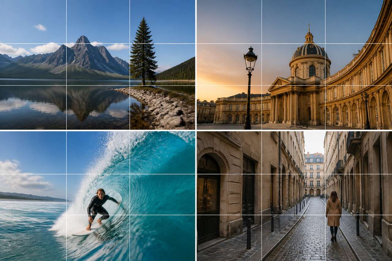 Cas pratiques: paysage, architecture, action, photo de rue Cas pratiques: paysage, architecture, action, photo de rue