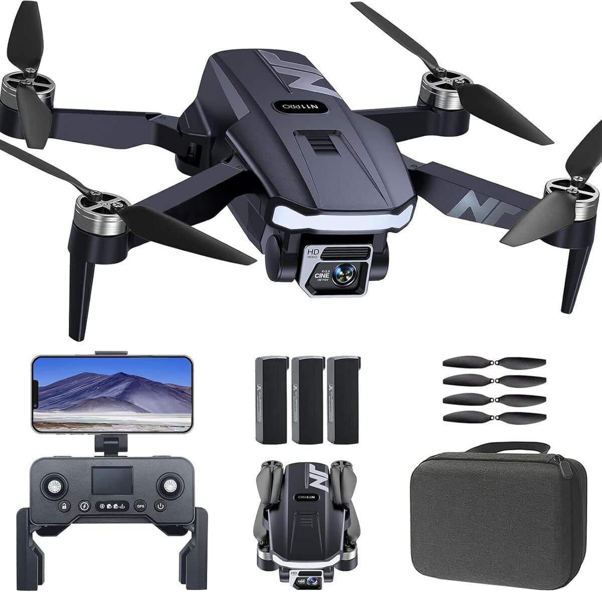 Test Du Drone NAFYRE N11 PRO : caméra 4K UHD Et 90 Min De Vol