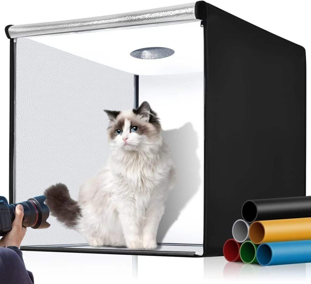 Test : fasonic boîte à lumière de studio photo avec 210 LED