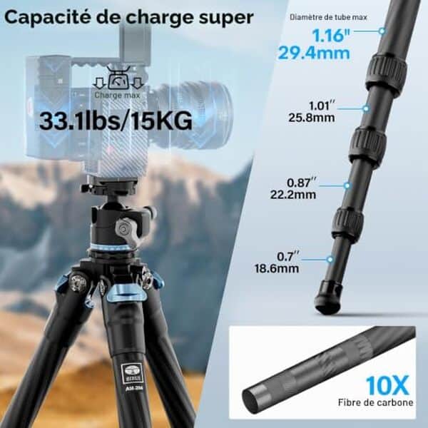 Découvrez notre test détaillé du trépied Sirui AM-284+KS-30 : performances, robustesse et légèreté pour photographes et vidéastes exigeants.