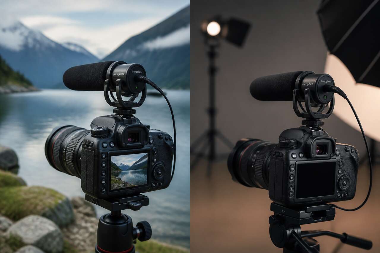 Choisir un micro pour appareil photo selon la scène Choisir un micro pour appareil photo selon la scène