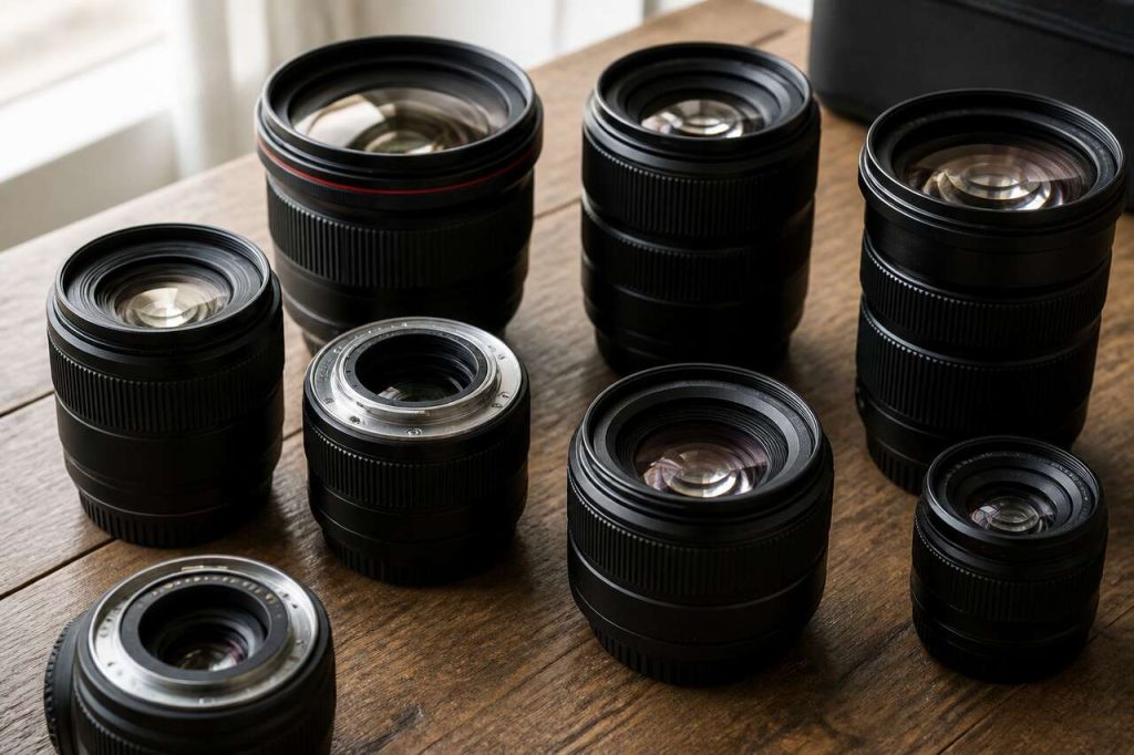 Comprendre les abréviations des objectifs photo
