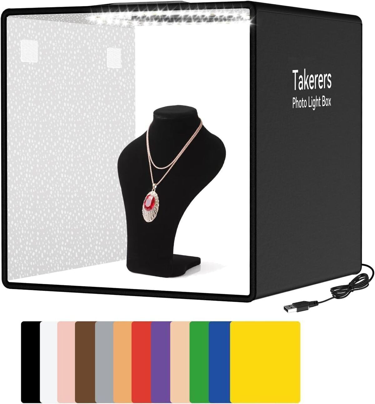 Test de la boîte à lumière Takerers : solution pro pour photos produit