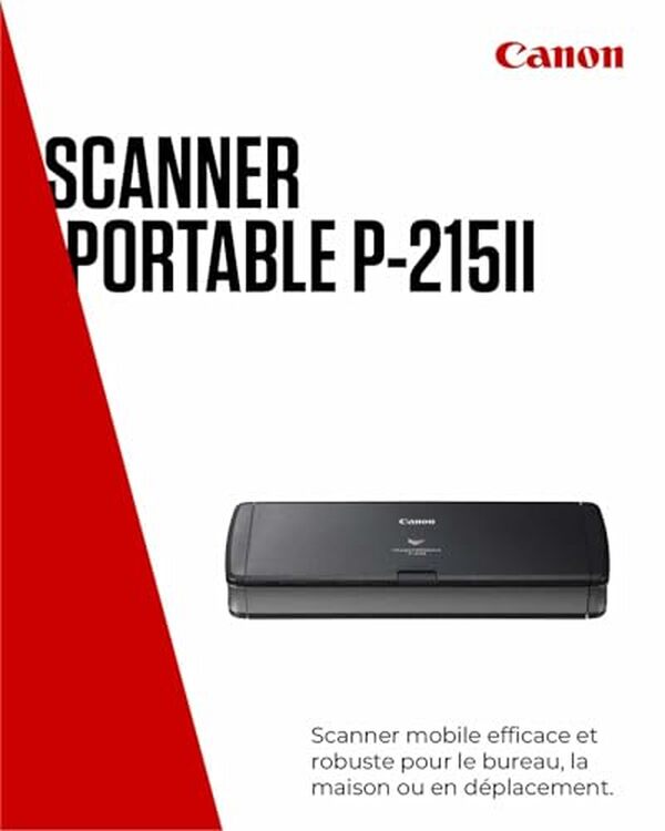 Découvrez notre test détaillé du scanner portable Canon imageFORMULA P-215II : performances, praticité et avis complet pour choisir votre appareil de numérisation mobile.